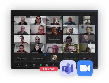 Sesiones en línea en vivo